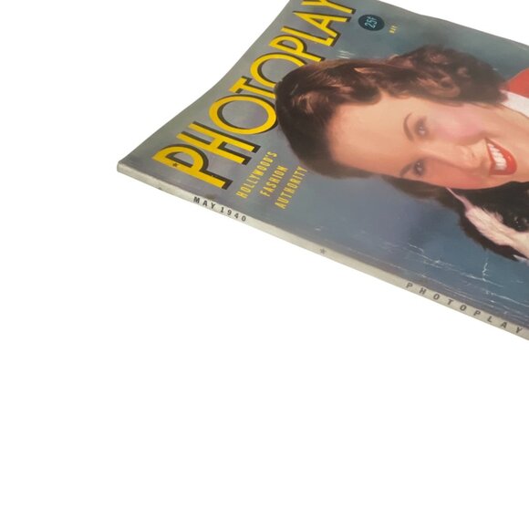 Vintage 1940s Photoplay Magazine May Issue With Deanna Durbin Cover - Picture 8 of 16